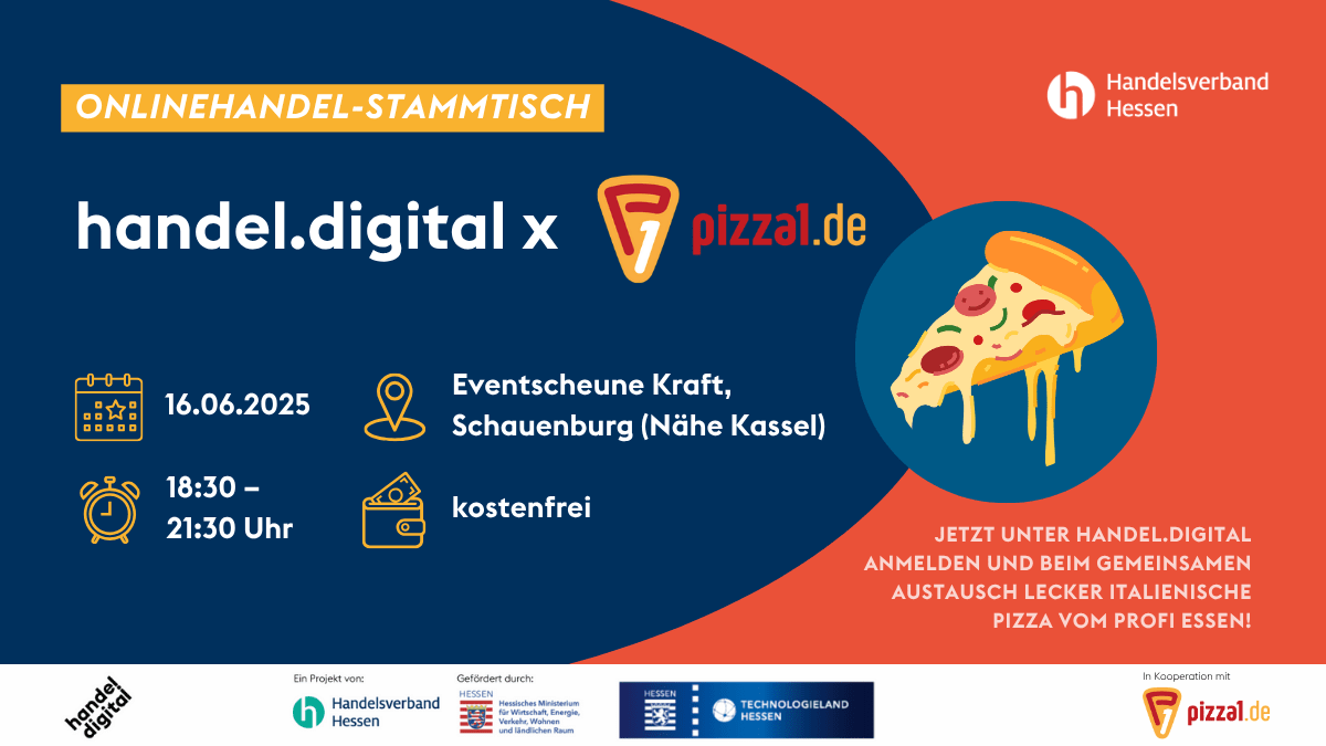 Banner:handel.digital x pizza1.de
